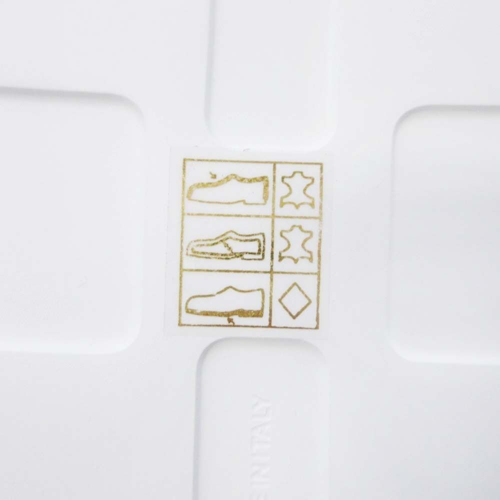 Hermes Enid Thick Sole Sandals Shoes Platform Diamant Buckle 37 White