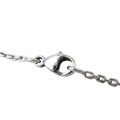 Louis Vuitton LV Logo Pendentif Lockit Necklace Padlock Silver