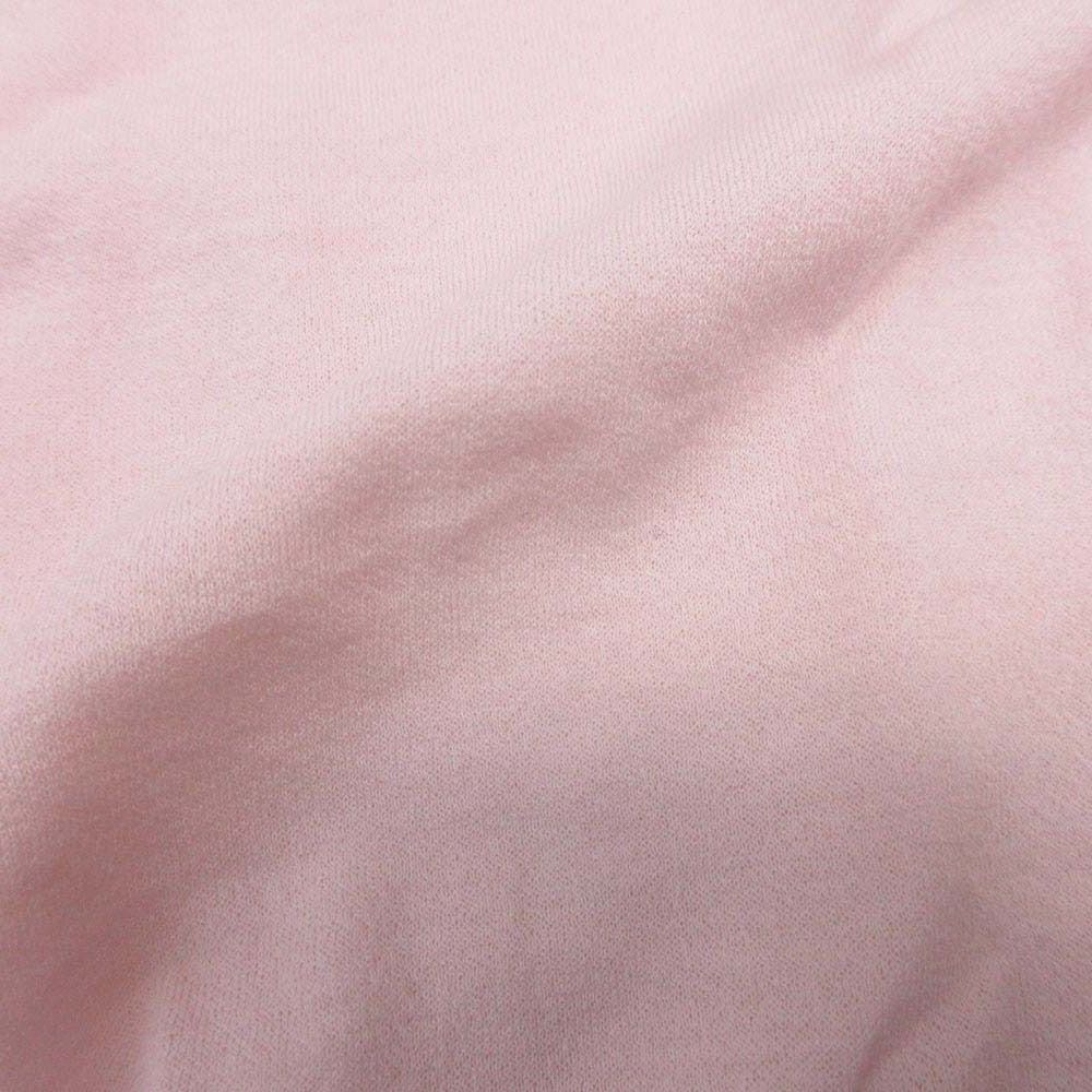 Dior Homme Lightweight Cotton Knit Polo Long Sleeve Shirt Top S Baby Pink