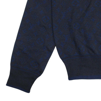 Louis Vuitton Monogram Intarsia All Over Pattern Knit Cashmere Blend