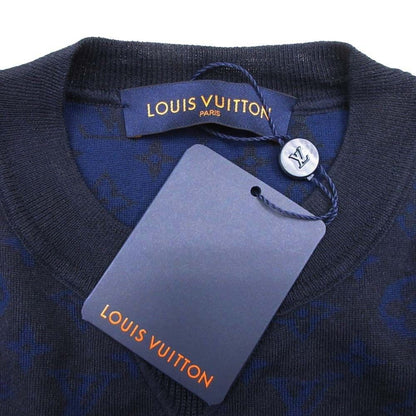 Louis Vuitton Monogram Intarsia All Over Pattern Knit Cashmere Blend