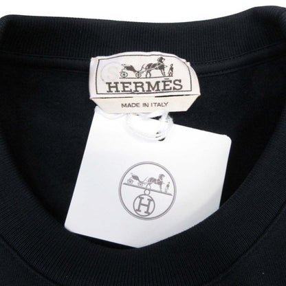 Hermes Etriers Decales Leather Patch Sweatshirt Shirt Brushed Lining Trainers
