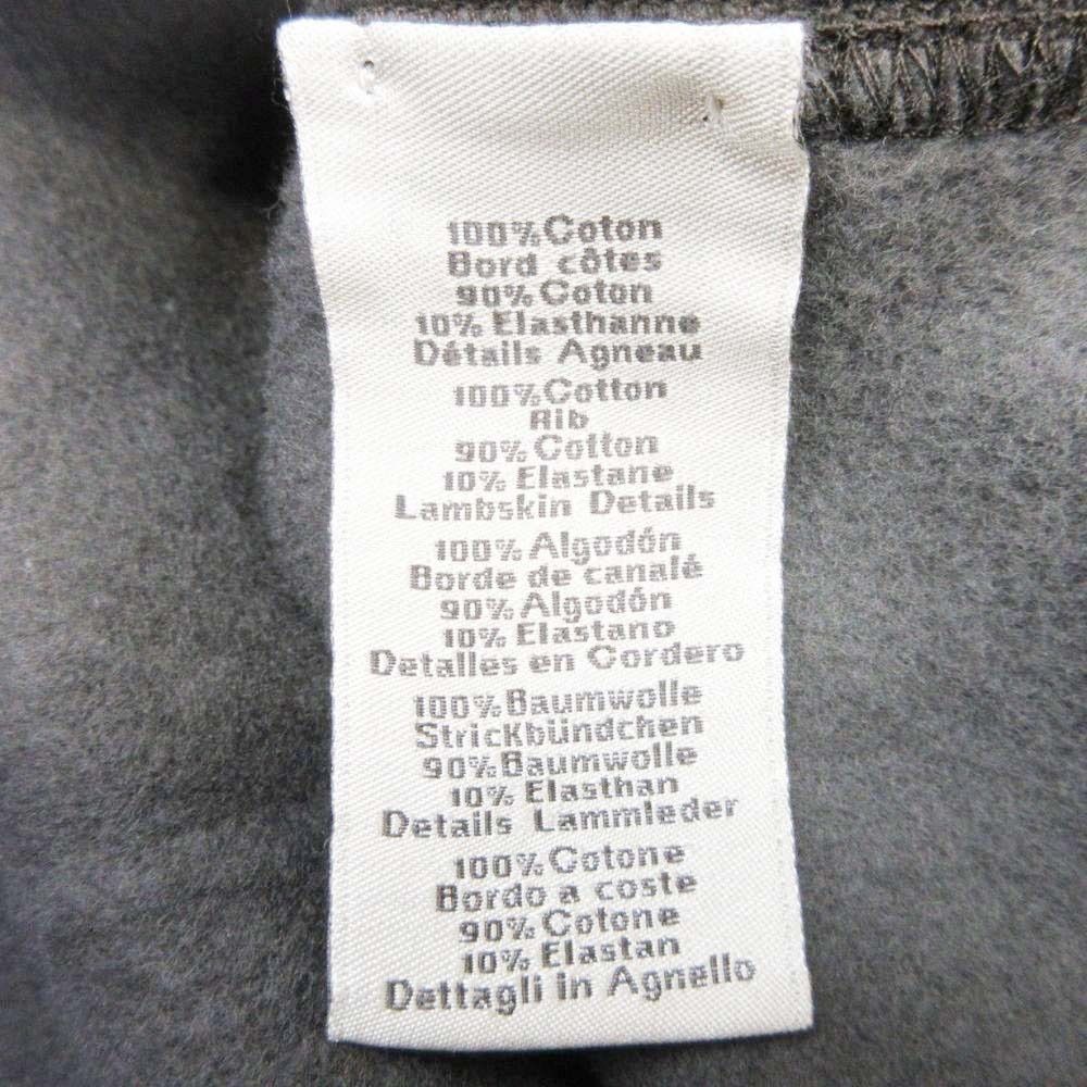 Hermes Etriers Decales Armor Leather Patch Sweatshirt Shirt Brushed Lining