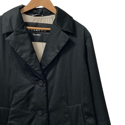 Max Mara Weekend Oversize Patted Coat 44 Black