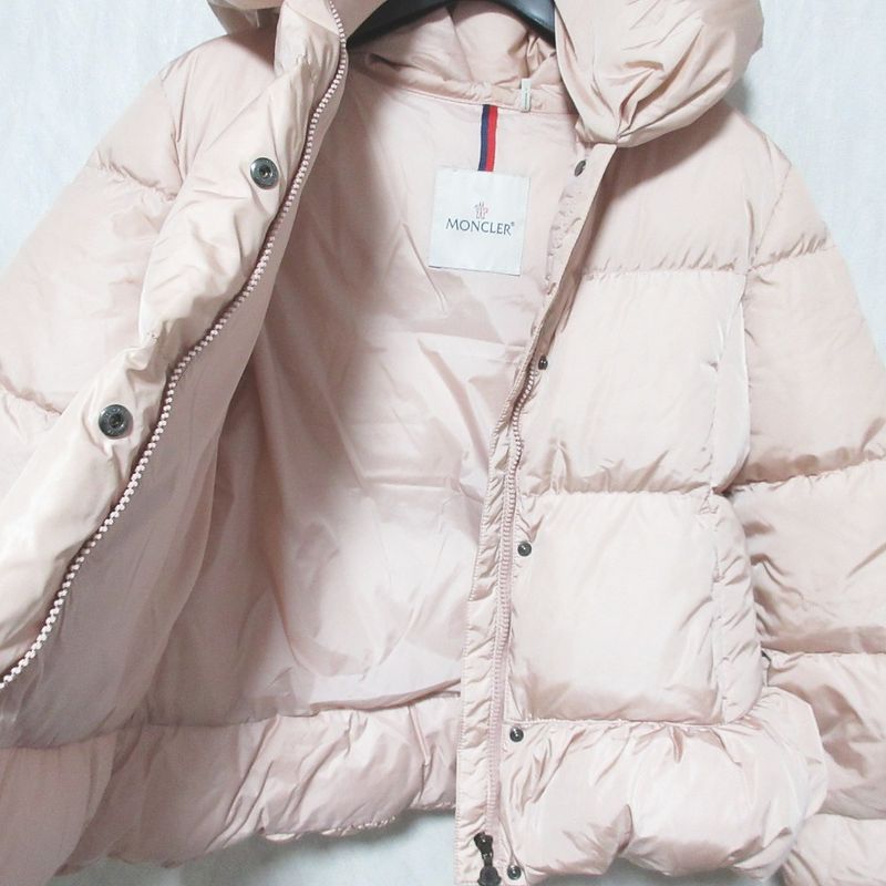 Moncler Cayolle Down Jacket Pink Kids
