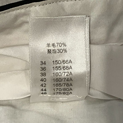 Celine Phoebe Philo Era Center Pleated Pants 38 Black