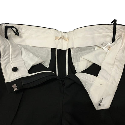 Celine Phoebe Philo Era Center Pleated Pants 38 Black