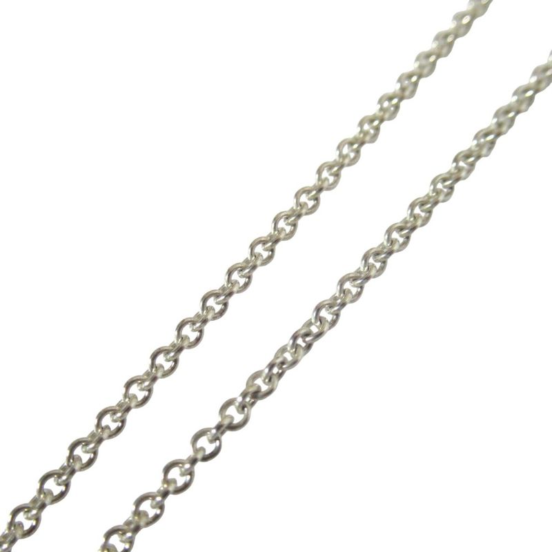 Tiffany & Co Elsa Peretti Open Heart Necklace Pendant Silver