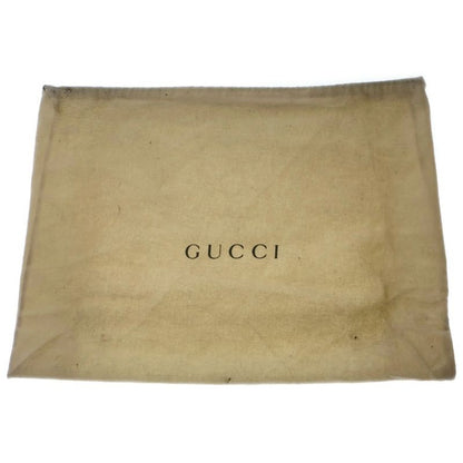 Gucci Bamboo Suede Leather Handbag Black