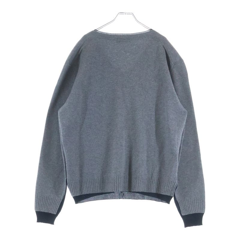Miu Miu Logo Embroidery Layered Sweater
