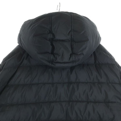 Prada Re-Nylon Triangle Logo Down Jacket Black