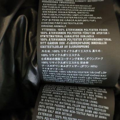 Prada Re-Nylon Triangle Logo Down Jacket Black