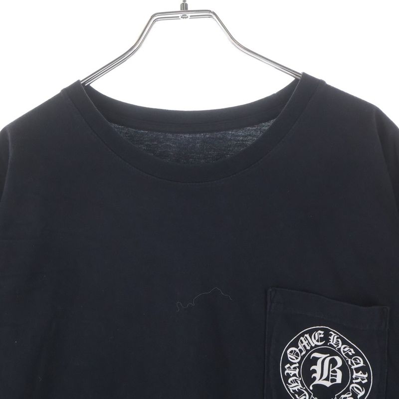 Chrome Hearts Bella Hadid Initial Logo Print Short Sleeve T-Shirt Black