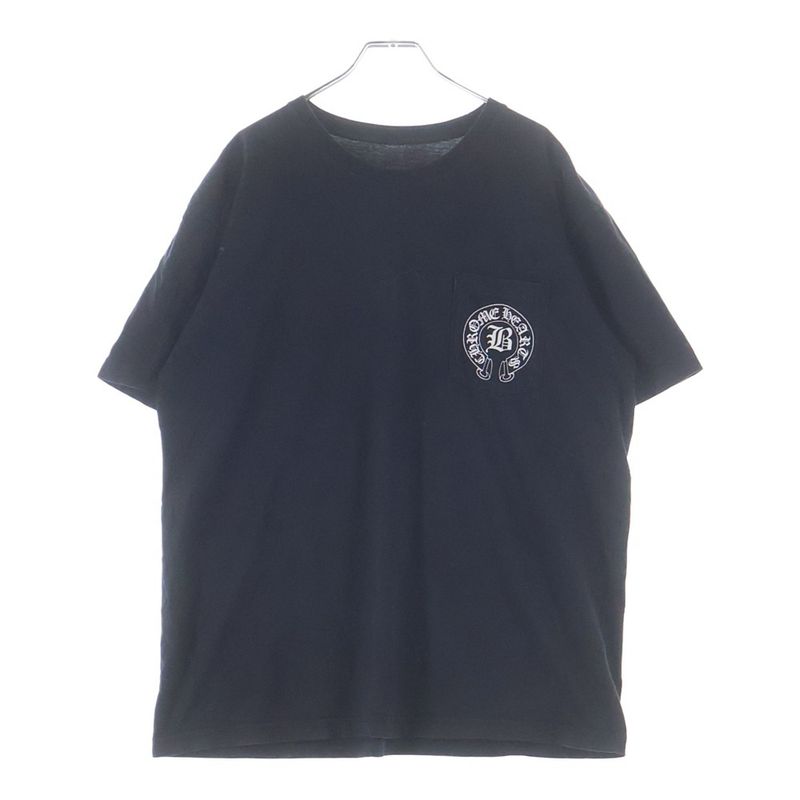 Chrome Hearts Bella Hadid Initial Logo Print Short Sleeve T-Shirt Black