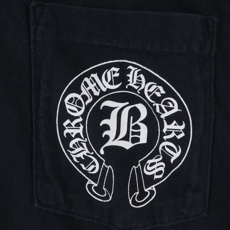 Chrome Hearts Bella Hadid Initial Logo Print Short Sleeve T-Shirt Black