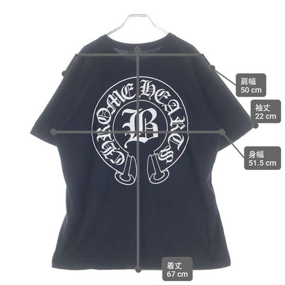 Chrome Hearts Bella Hadid Initial Logo Print Short Sleeve T-Shirt Black