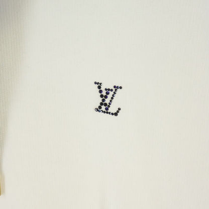 Louis Vuitton Monogram Lining Line Stone Logo Hoodie White