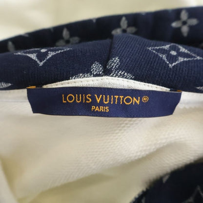 Louis Vuitton Monogram Lining Line Stone Logo Hoodie White
