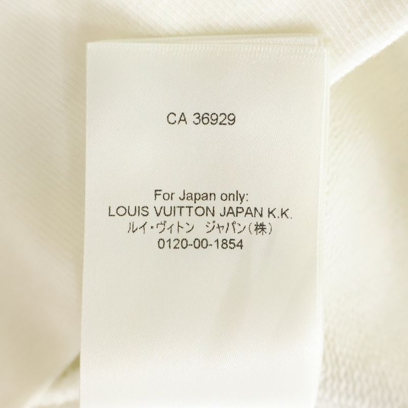 Louis Vuitton Monogram Lining Line Stone Logo Hoodie White