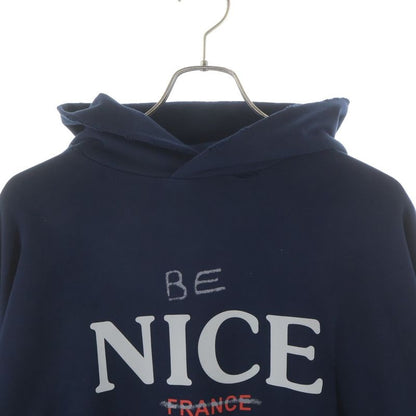 Balenciaga Round Hoodie BE Nice Front Print Damage