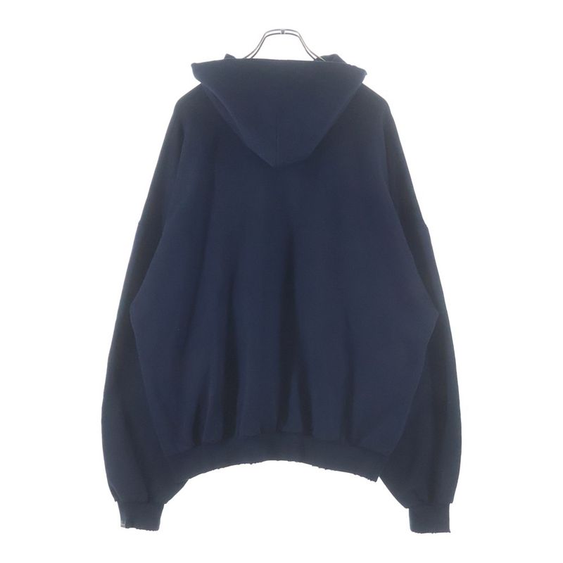 Balenciaga Round Hoodie BE Nice Front Print Damage