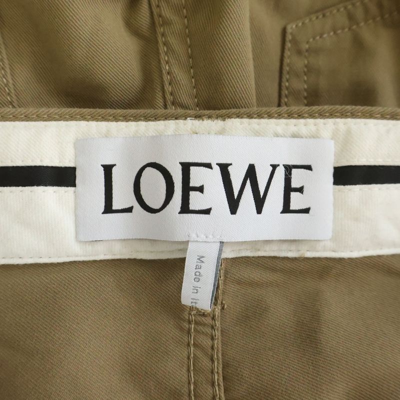 Loewe Straight Pants Carpenter Trousers Beige