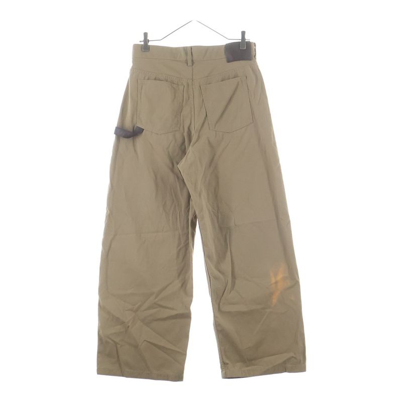 Loewe Straight Pants Carpenter Trousers Beige