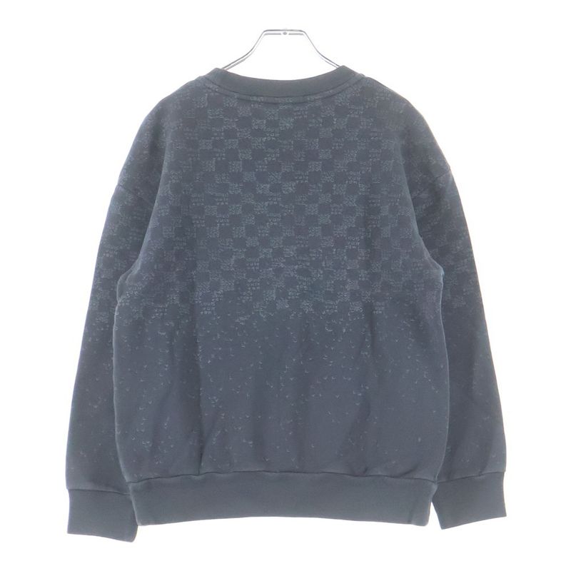 Louis Vuitton Damier Spread Print Sweatshirt Trainer Gray