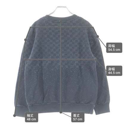Louis Vuitton Damier Spread Print Sweatshirt Trainer Gray