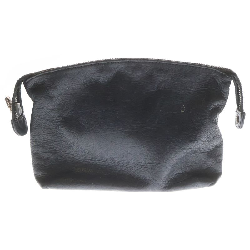 Chrome Hearts Insanity CH Pls CH Plus Patch Leather Pouch Black