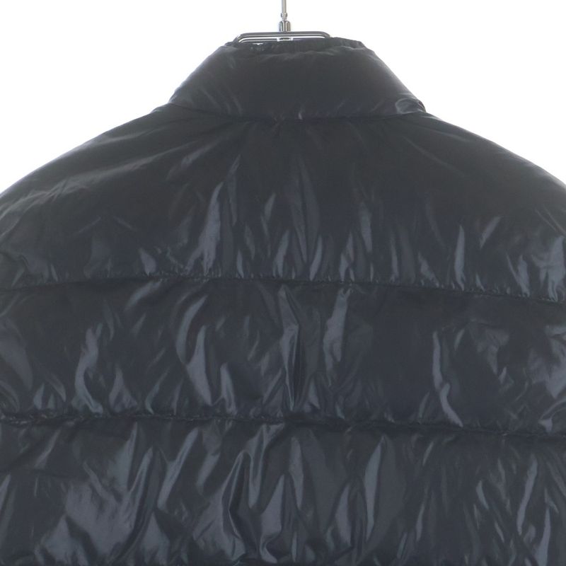Moncler Lansing Patch Logo Zip Up Jacket Black 50