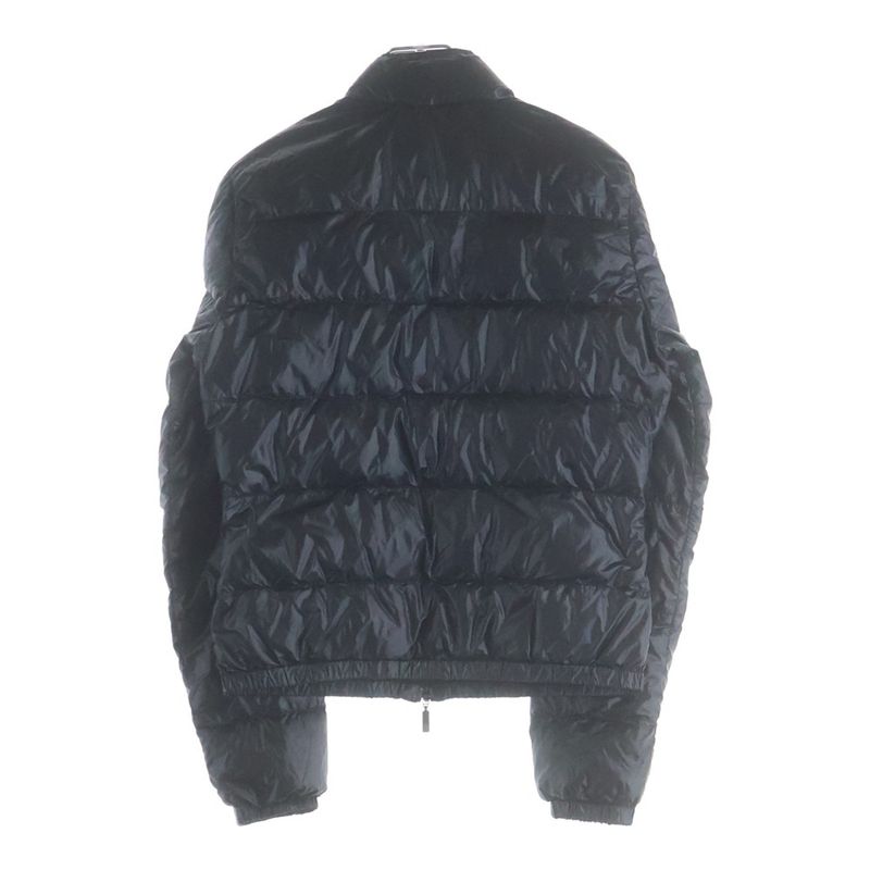 Moncler Lansing Patch Logo Zip Up Jacket Black 50