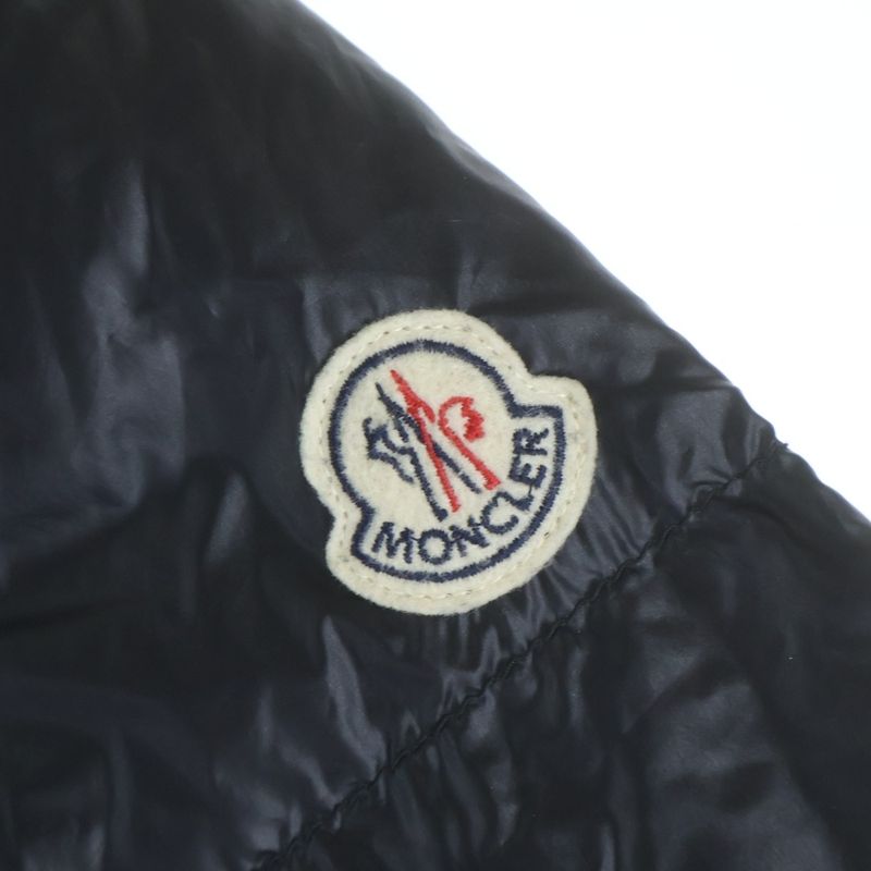 Moncler Lansing Patch Logo Zip Up Jacket Black 50