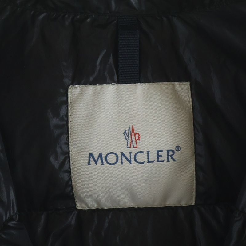 Moncler Lansing Patch Logo Zip Up Jacket Black 50