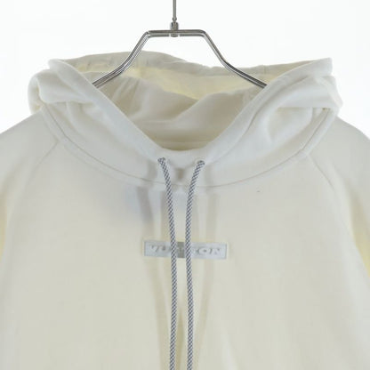 Louis Vuitton Rubber Patch Logo Pullover Sweatshirt Hoodie White