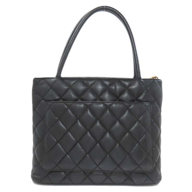 Chanel Medallion Tote Gold Grained Calfskin