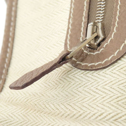 Hermes Garden Party PM Ethope Silver Tote Negonda