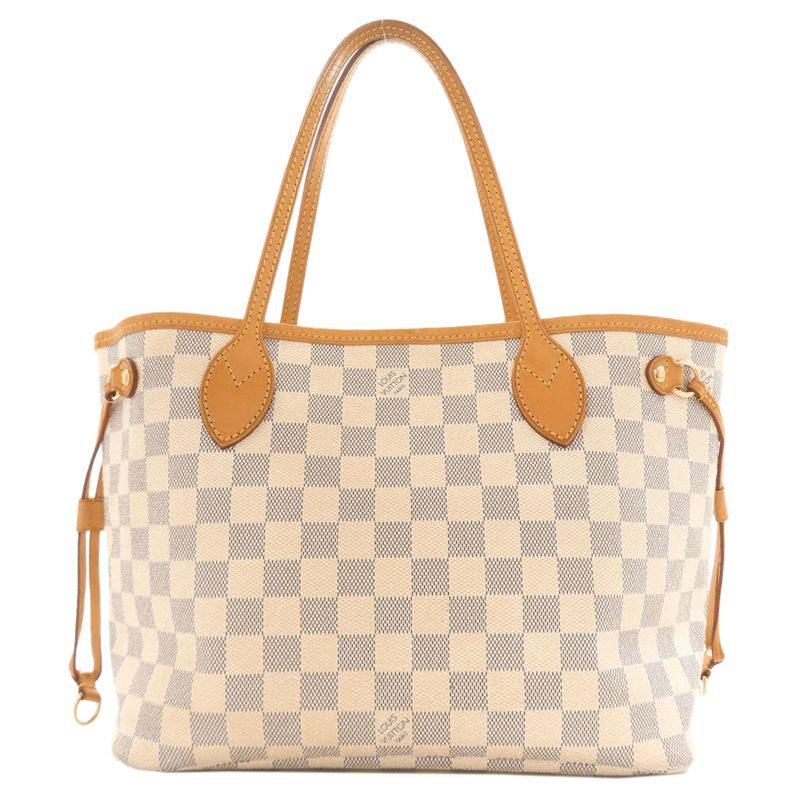 Louis Vuitton Neverfull PM Old Tote Damier Canvas