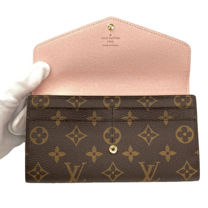 Louis Vuitton Portefeuille Sarah Wallet Monogram Canvas