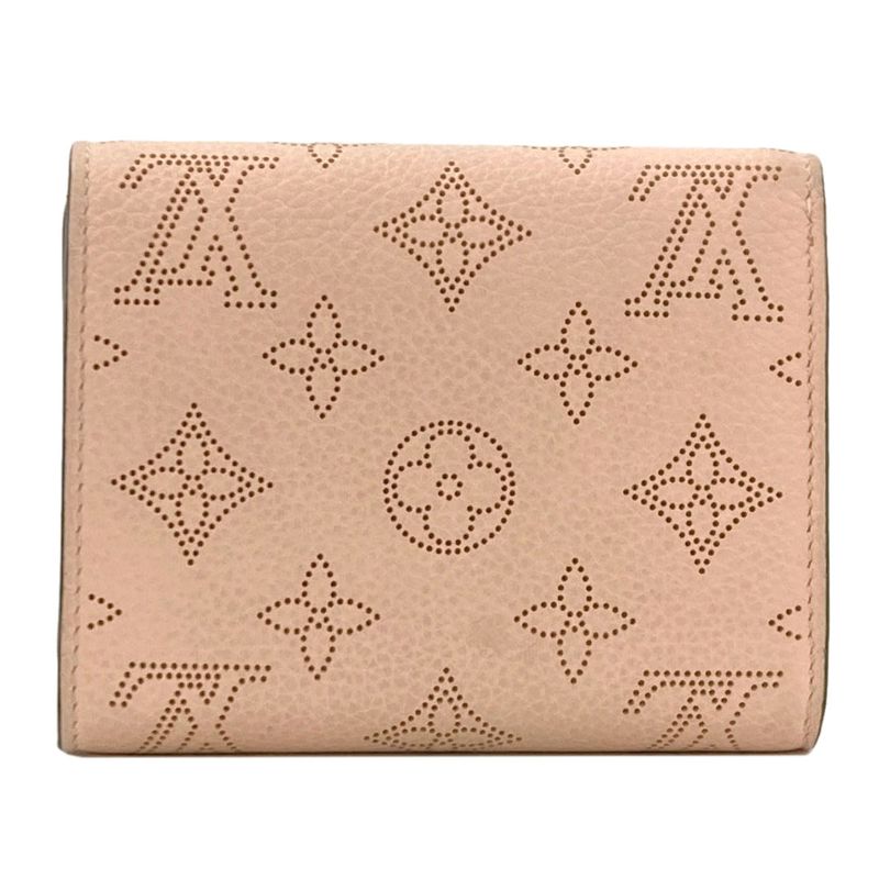 Louis Vuitton Portefeuille Iris Compact Bifold Wallet Mahina Leather