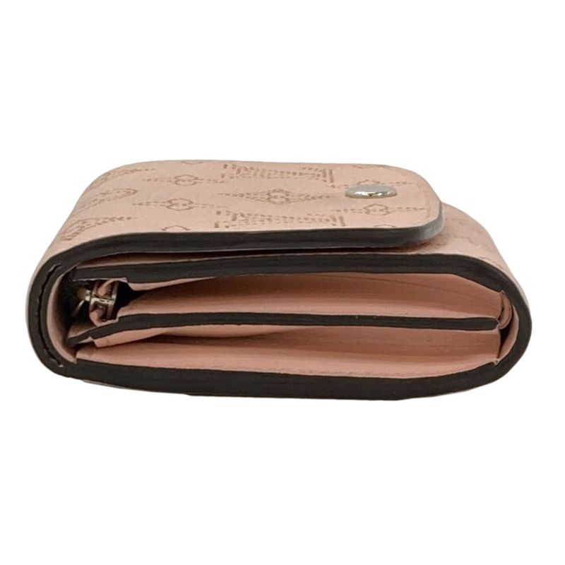 Louis Vuitton Portefeuille Iris Compact Bifold Wallet Mahina Leather