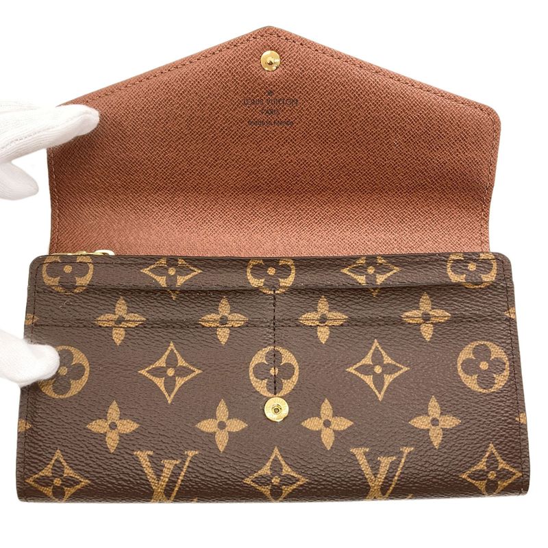 Louis Vuitton Portefeuille Sarah Wallet Monogram Canvas