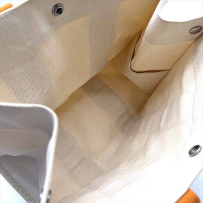 Hermes Bora PM Orange Canvas Tote Purse