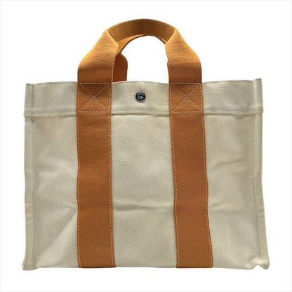 Hermes Bora PM Orange Canvas Tote Purse