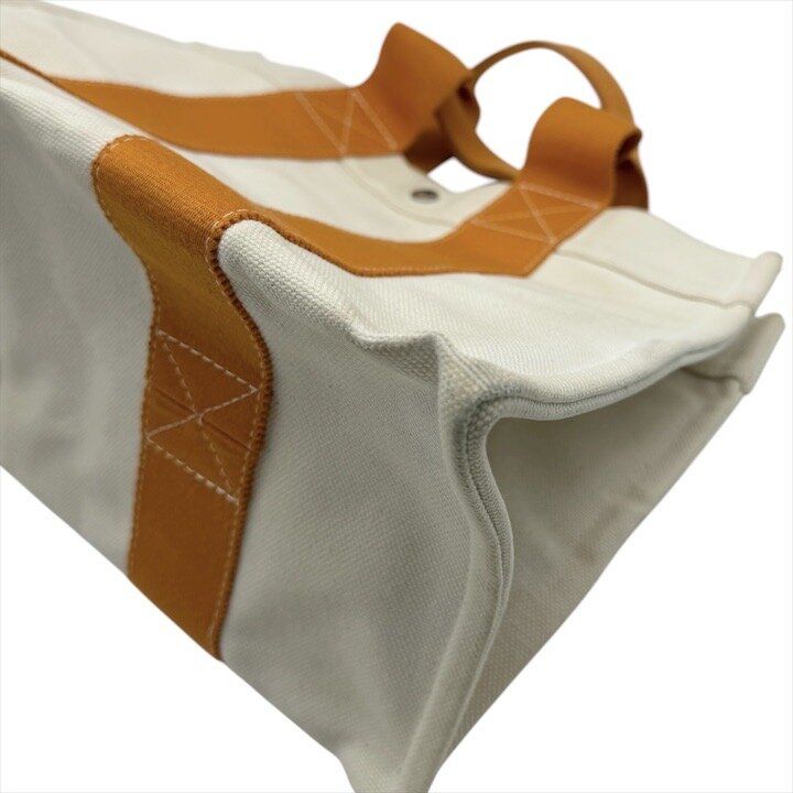 Hermes Bora PM Orange Canvas Tote Purse