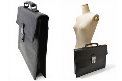 Gucci Business Document Purse A4 Leather Black