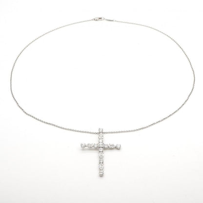 Harry Winston Madonna Cross Pendant Symbols by Necklace Choker Silver HW