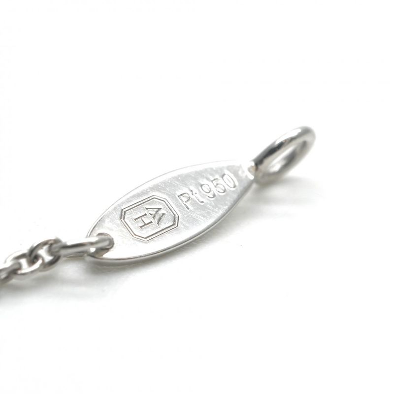 Harry Winston Madonna Cross Pendant Symbols by Necklace Choker Silver HW