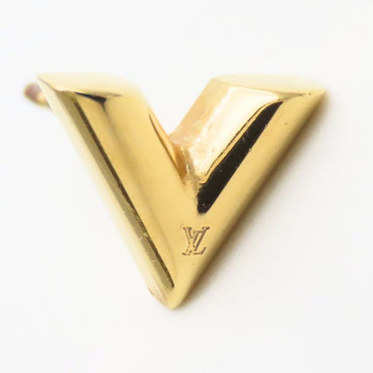 Louis Vuitton Earrings Essential Metal Gold Plated