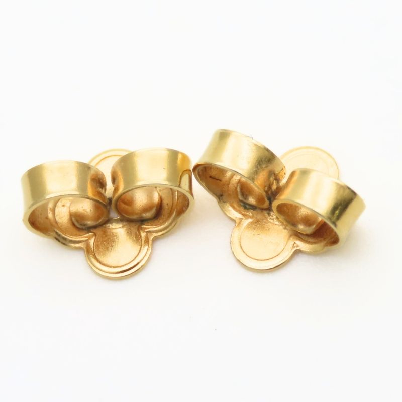 Louis Vuitton Earrings Essential Metal Gold Plated